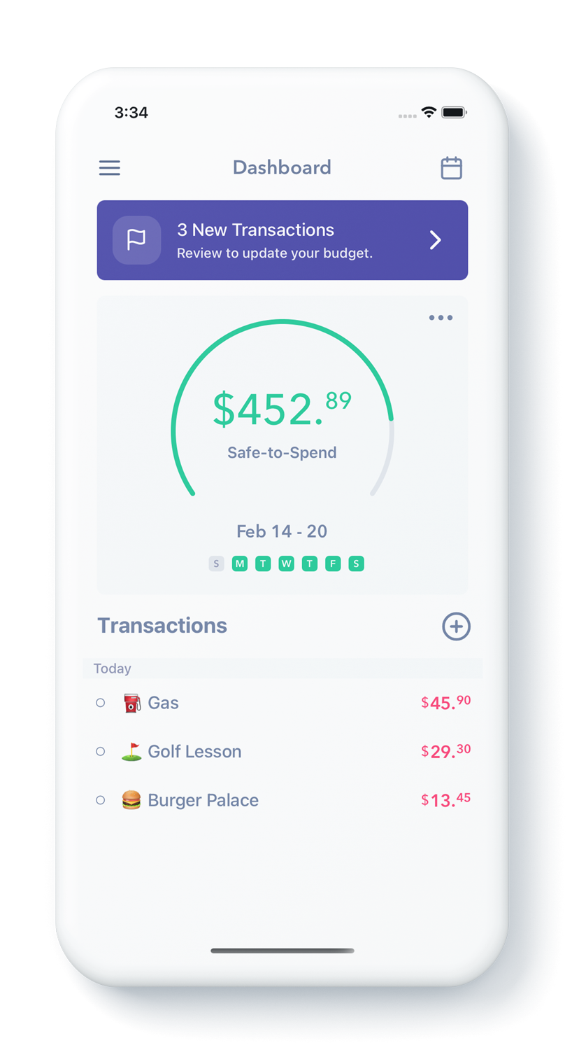 Dashboard Transactions To Review